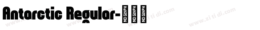 Antarctic Regular字体转换